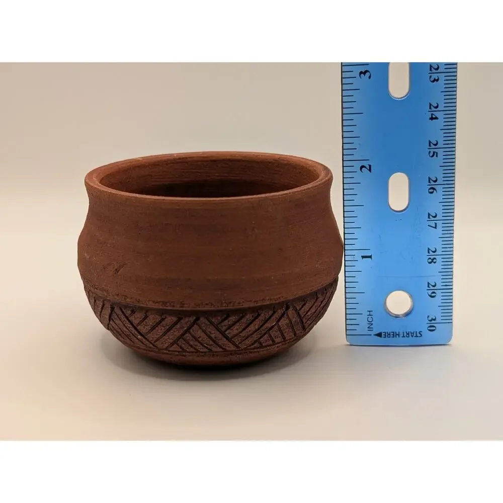 Handcrafted Canadian Pottery Bowl Signed Manik Picera Canada